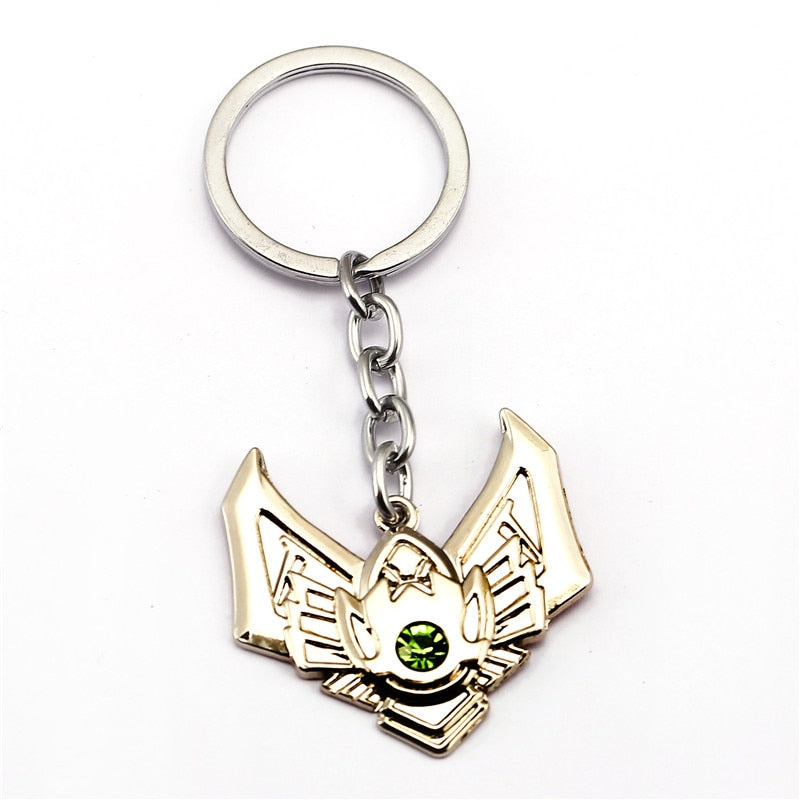 Game LOL Keychain Legends Key Chain hero League Rank Key Ring Key Holder Chaveiro Jewelry