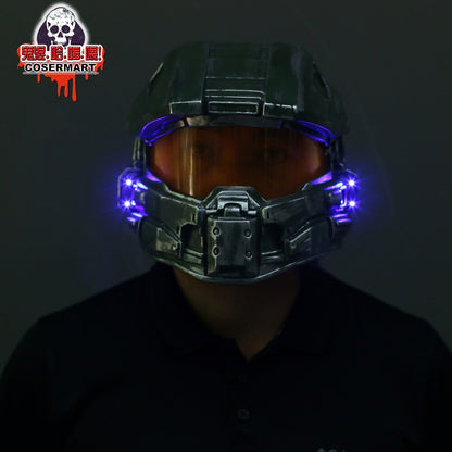 Helmet Prop Replica Cosplay Costume Full Head Mask PVC Equipment Halo Master Chief Game Accessories