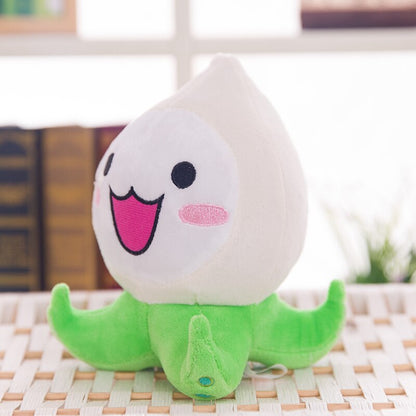 Kawaii Mini Overwatches Plush Toys Onion Small Squid Stuffed Doll Action Figure Soft For Children Gift Home and Car Decoration