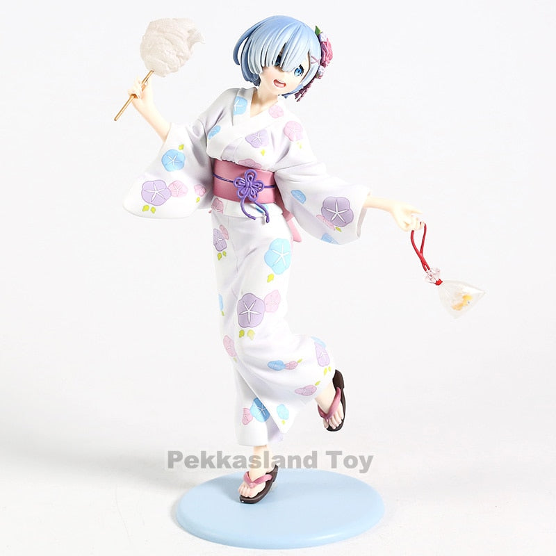 Re: Zero in a different world from zero Rem Yukata Ver. PVC Figure Collectible Model Toy