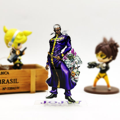 JOJO JOjO's Bizarre Adventure Stone Ocean Jolyne Kujo Enrico Pucci acrylic stand figure model plate holder cake topper anime