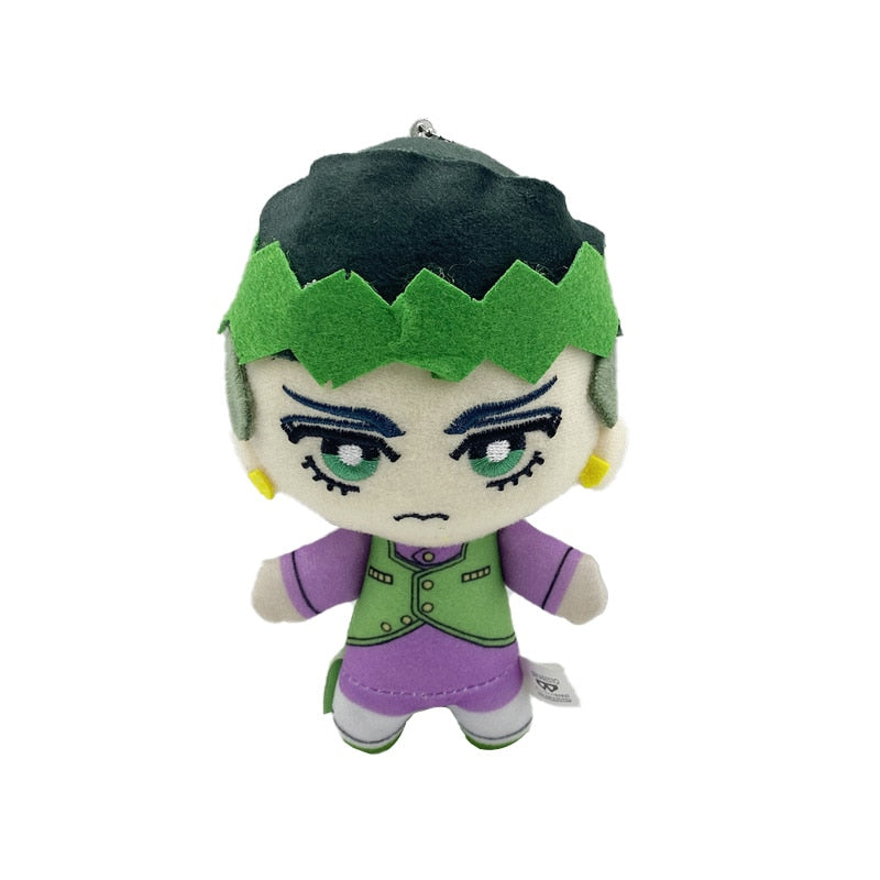 Jojo's Bizarre Adventure Golden Wind Bugatti Abacio Fukuoka Kira Rohan Kishibe Kyosuke Toshitaro Toshitaro 13CM Plush Toys Gift