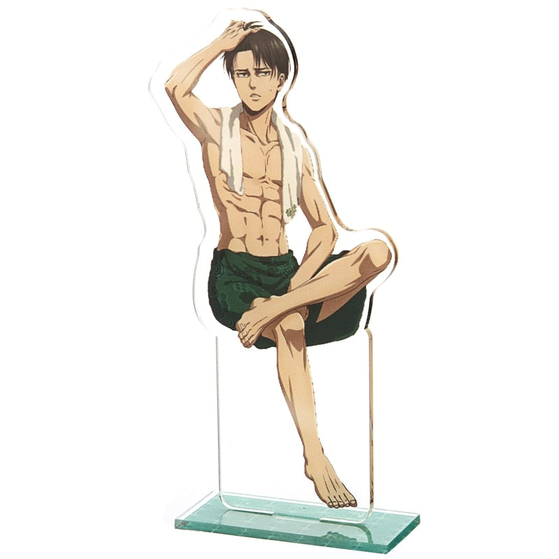 Anime Attack on Titan Shingeki no Kyojin Eren Jaeger The final season Acrylic Stand Figure Model Plate Holder Cake Topper