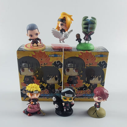 Naruto Shippuden Anime Model Figurine Sasuke Gaara POP Action Figure PVC Statue Collectible Toy  Decoration Doll Hand-made gifts