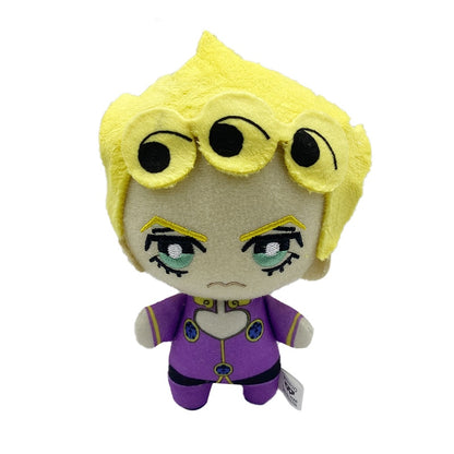 Jojo's Bizarre Adventure Golden Wind Bugatti Abacio Fukuoka Kira Rohan Kishibe Kyosuke Toshitaro Toshitaro 13CM Plush Toys Gift