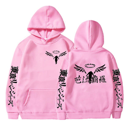 Gambar Valhalla Tokyo Revengers Hoodies Anime Graphic Hoodie for Men Women Sportswear Tokyo Revengers Cosplay Tracksuit Clothes