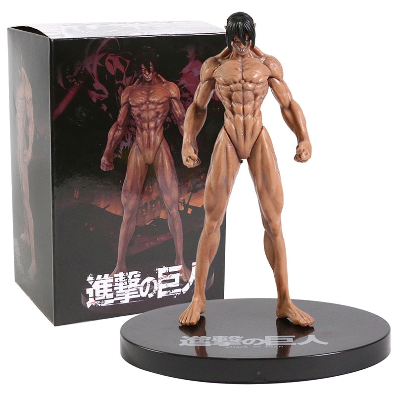 Figma Attack on Titan Eren Jaeger / Mikasa Ackerman / Levi Ackerman / PVC Action Figure Model Toy Figuirne