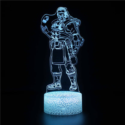 APEX Legends Hero Red Dead Redemption 2 Figure Anime Night Light for Children 3D Acrylic LED Nightlamp Illusion Table Lamp Gifts