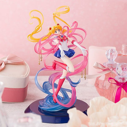 Anime Figure Sailor Moon Crystal Power Transformation Kawaii Girl Action Figurines Pvc Girl Model Doll Statue Toy Decor Kids Toy