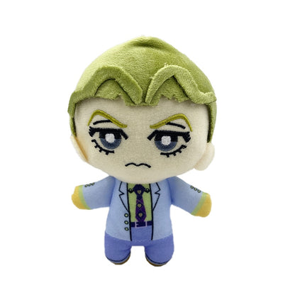 Jojo's Bizarre Adventure Golden Wind Bugatti Abacio Fukuoka Kira Rohan Kishibe Kyosuke Toshitaro Toshitaro 13CM Plush Toys Gift