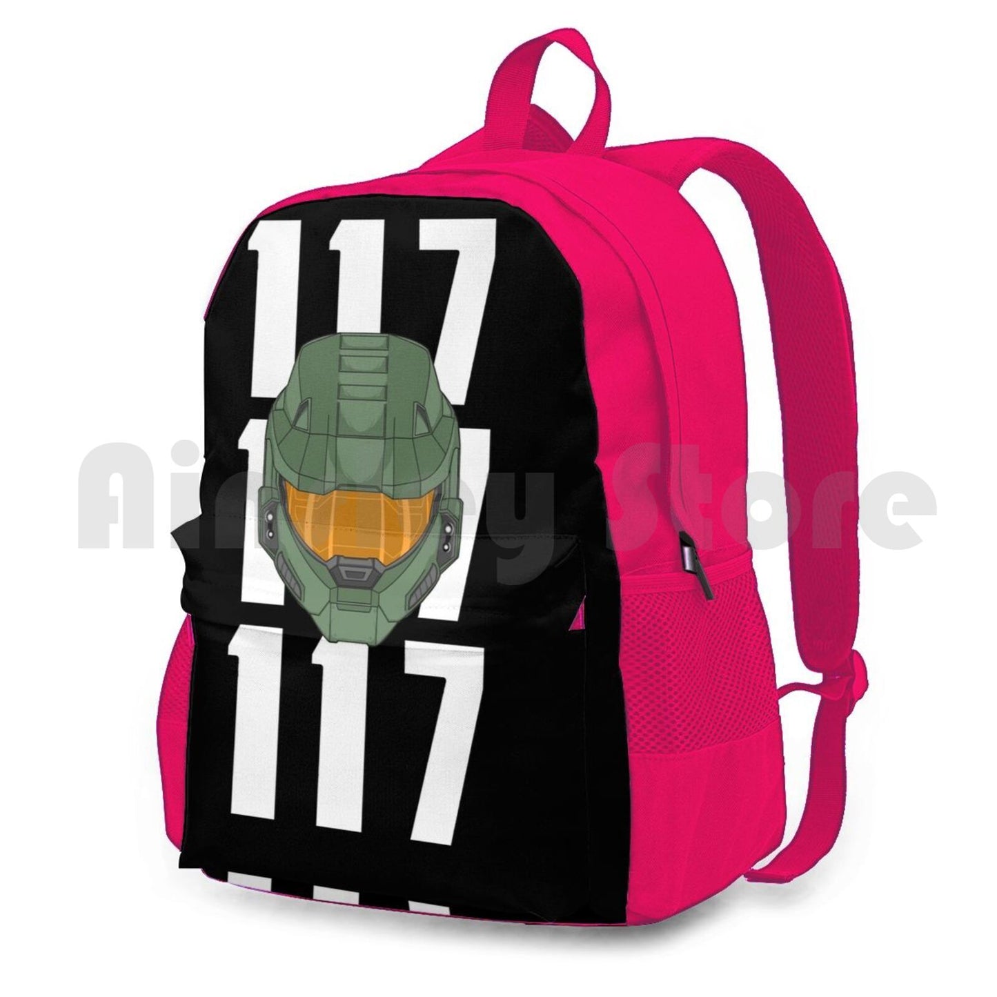 Infinite-Chief 117 Outdoor Hiking Backpack Riding Climbing Sports Bag Master Chief John 117 117 Infinite Gaming Xbox Xbox One