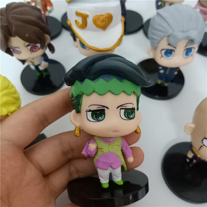 Anime Jojos Bizarre Adventure Figure Toy Giorno Giovanna Bruno Bucciarati Model Doll Shipement Random 1pcs