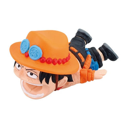 Anime One Piece Kawaii Cable Bite Protector for Iphone Usb Cable Organizer Winder Luffy Zoro Protector Toys for Children Gift