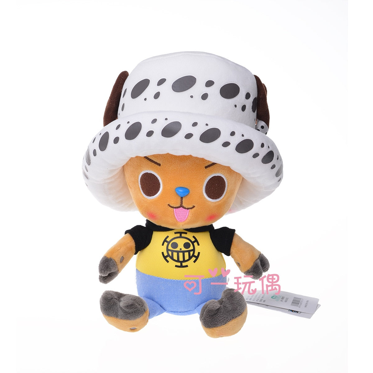 20cm One Piece Plush Toy Anime Tony Chopper Luffy Ace Pattern Soft Stuffed Plush Dolls Toys Cute Cartoon Chopper Doll Kids Gift