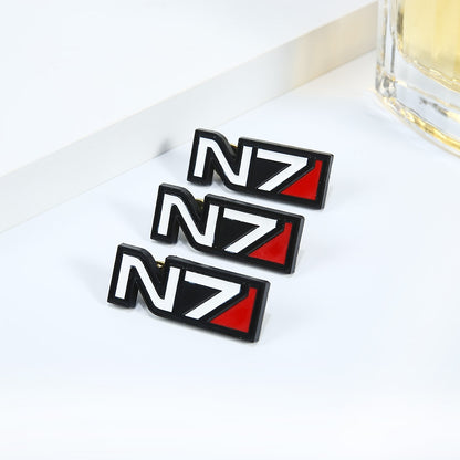 Game Mass Effect Metal Enamel Pins and Brooches Fashion Lapel Pin Backpack Bags Badge Collection Jewelry Gift