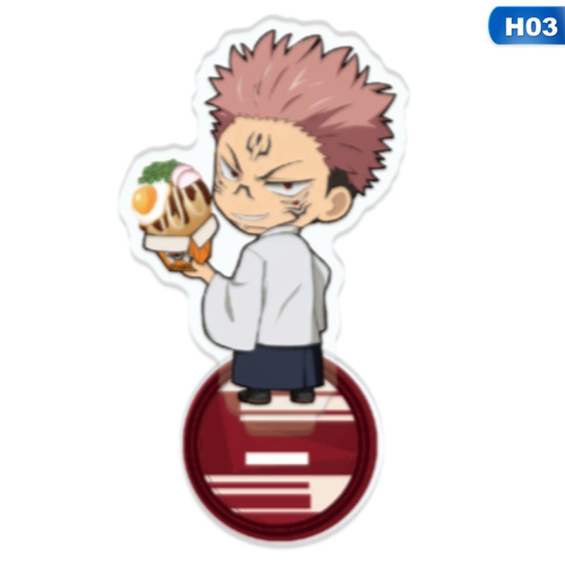 New Fashion Jujutsu Kaisen Yuji Itadori Kugisaki Nobara Acrylic Keychain Key Rings Badge Fine Jewelry