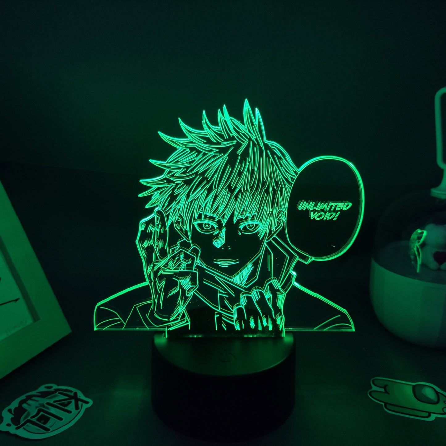 Anime Jujutsu Kaisen Figure Inumaki Toge 3D LED Lava Lamps RGB Night Lights Bedroom Table Decor Birthday Manga Gifts For Friends