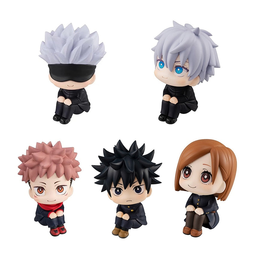 1pcs/set Jujutsu Kaisen Figurin 10cm cute Gojo Satoru Action Figure Itadori Yuji Fushiguro Megumi Kugisaki Nobara PVC Model Toys