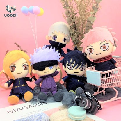 Anime Plush Jujutsu Kaisen - Uoozii - Gojo Satoru Plushie 6&quot;/15cm Kawaii Doll Cute Stuffed Anime Figure Toy Jujutsu Plush