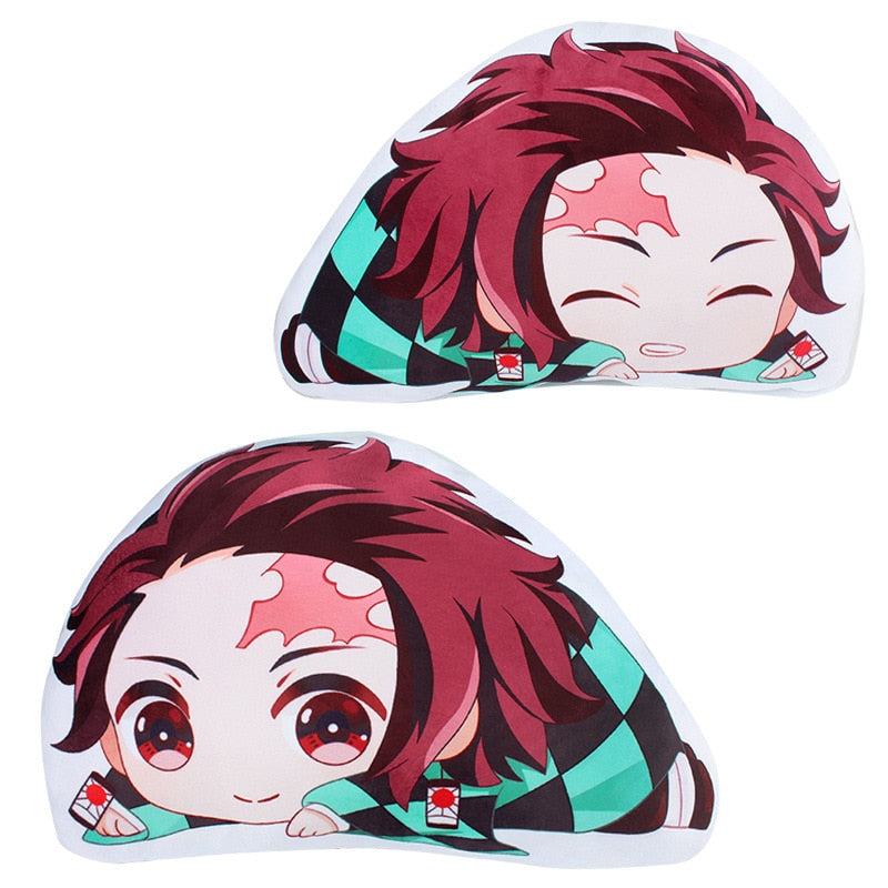 Anime Demon Slayer Kimetsu no Yaiba Kamado Nezuko Cosplay Doll Plush Stuffed Cushion Throw Pillow Toy Gift NEW Nezuko Tanjirou