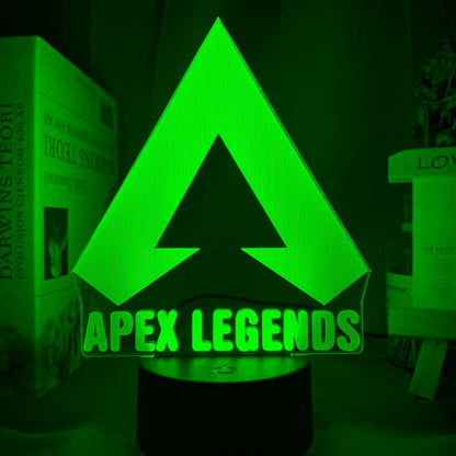 Apex Legends LOGO Night Light Led Color Changing Light for Game Room Decor Ideas Cool Event Prize Gamers Birthdays Gift Usb Lamp