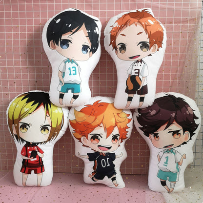 10cm Anime Haikyuu Plush Doll Hinata Shoyo Tobio Kageyama Soft Stuffed Plush Toys Cute Haikyuu Plush Pendant Kids Plushie Toy