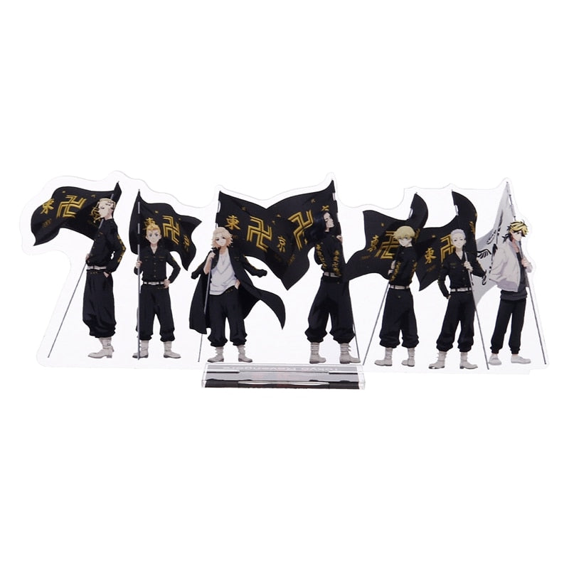 Anime Tokyo Revengers Acrylic Stand Animation Peripheral Action Figure Model Toys Desktop Plate Decoration Office Stationery