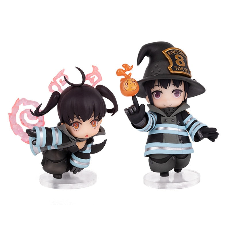 Judai Original QINGCANG Studio Fire Force Anime Fire Brigade of Flames Tamaki Kotatsu Maki Oze Cute PVC Action Figure Doll Toys