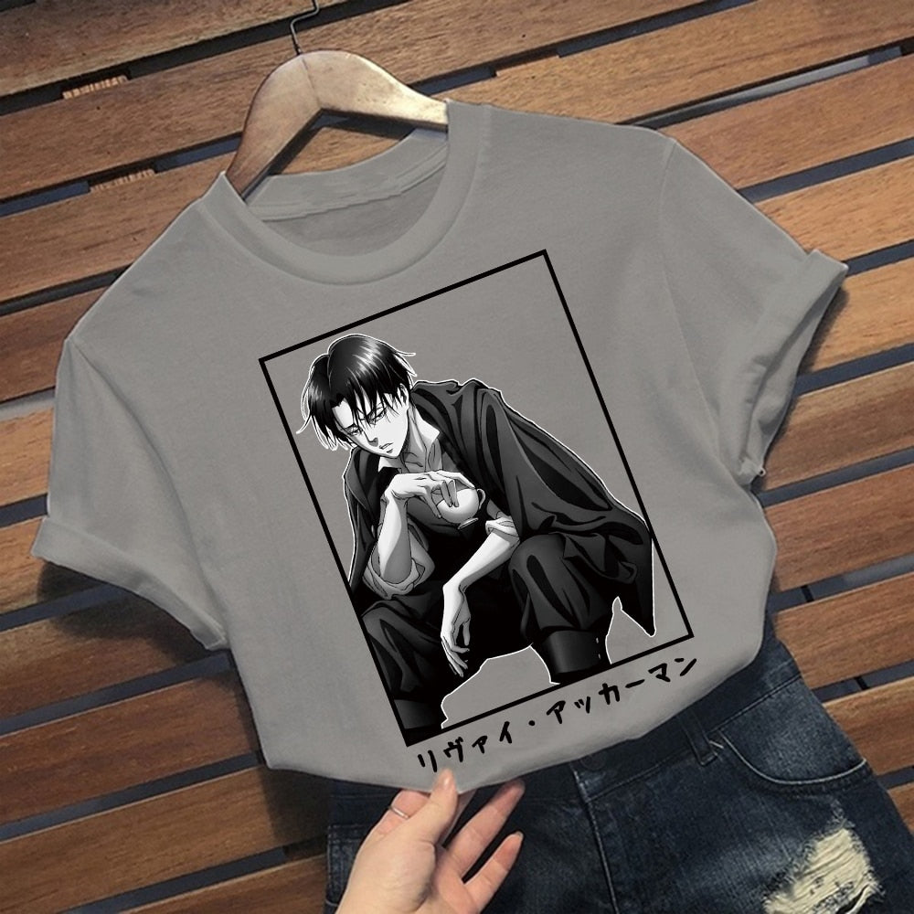 Japanese Anime Attack on Titan T Shirt Men Summer T-shirt Cool Casual Tshirt Graphic Steertswear Top Tees Male