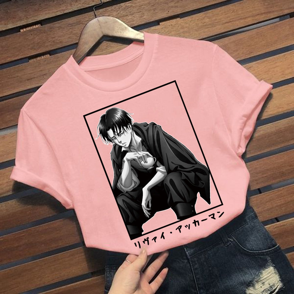 Japanese Anime Attack on Titan T Shirt Men Summer T-shirt Cool Casual Tshirt Graphic Steertswear Top Tees Male