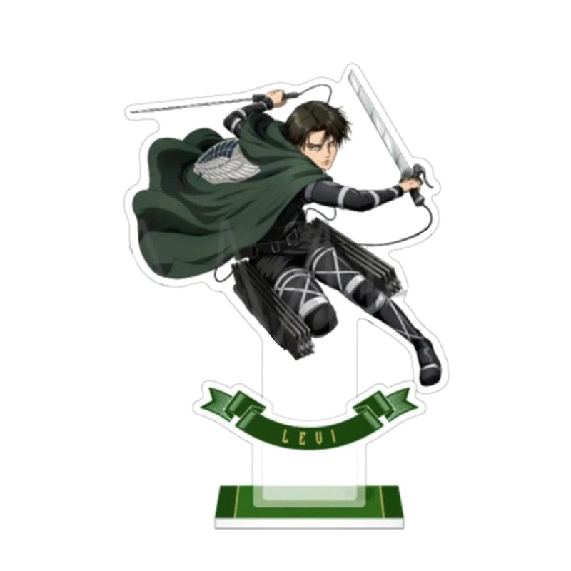 Anime Attack on Titan Shingeki no Kyojin Eren Jaeger The final season Acrylic Stand Figure Model Plate Holder Cake Topper