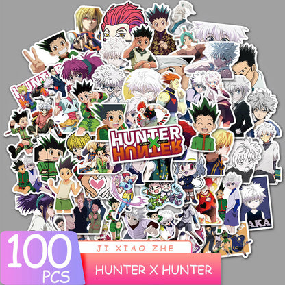 100pcs Varied Anime Stickers Attack on Titan / Spirited Away / Tokyo Avengers / Dragon Ball / Naruto Sticker Cute Sticker Pack