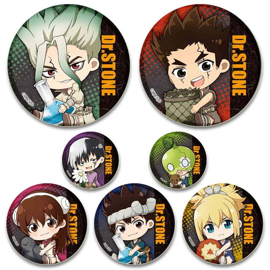 Dr. Stone Lapel Pins Cute Cartoon Figure Enamel Pin Manga Badges for Backpacks Brooches on Clothes Jewelry Accessories Fans Gifts