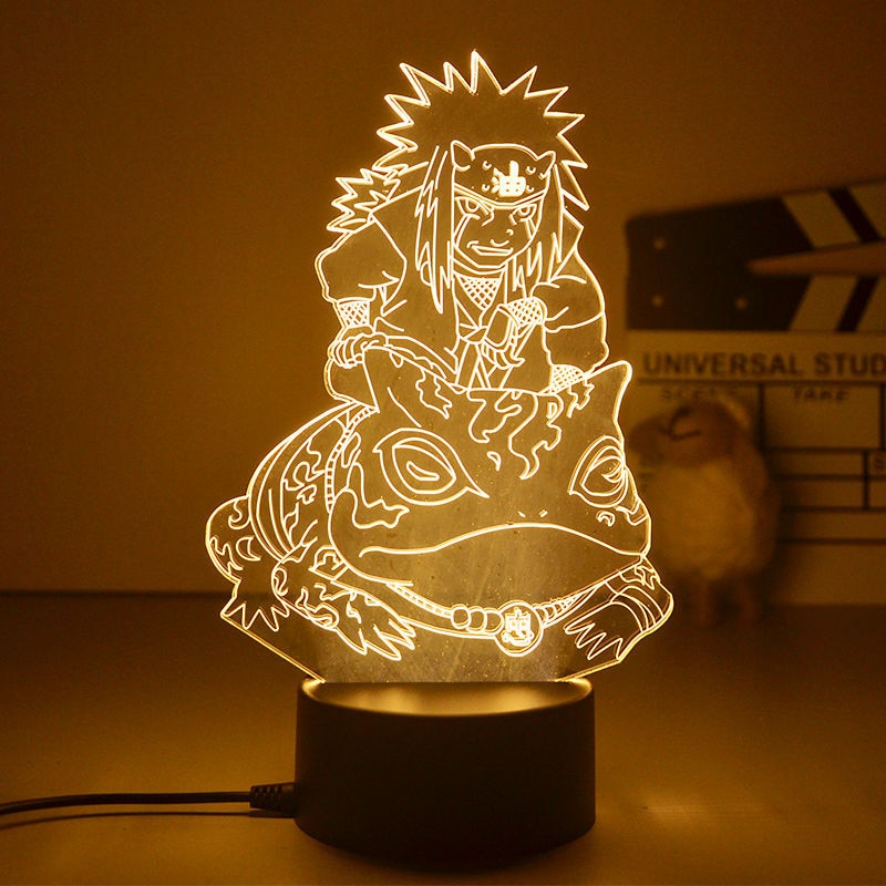 Anime Naruto Uzumaki LED Night Light  Kakashi Table lamp Toys Hatake Akatsuki Figures 3d Lamp Toys Birthday&amp;ChristmasGift