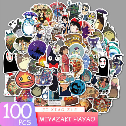 100pcs Varied Anime Stickers Attack on Titan / Spirited Away / Tokyo Avengers / Dragon Ball / Naruto Sticker Cute Sticker Pack