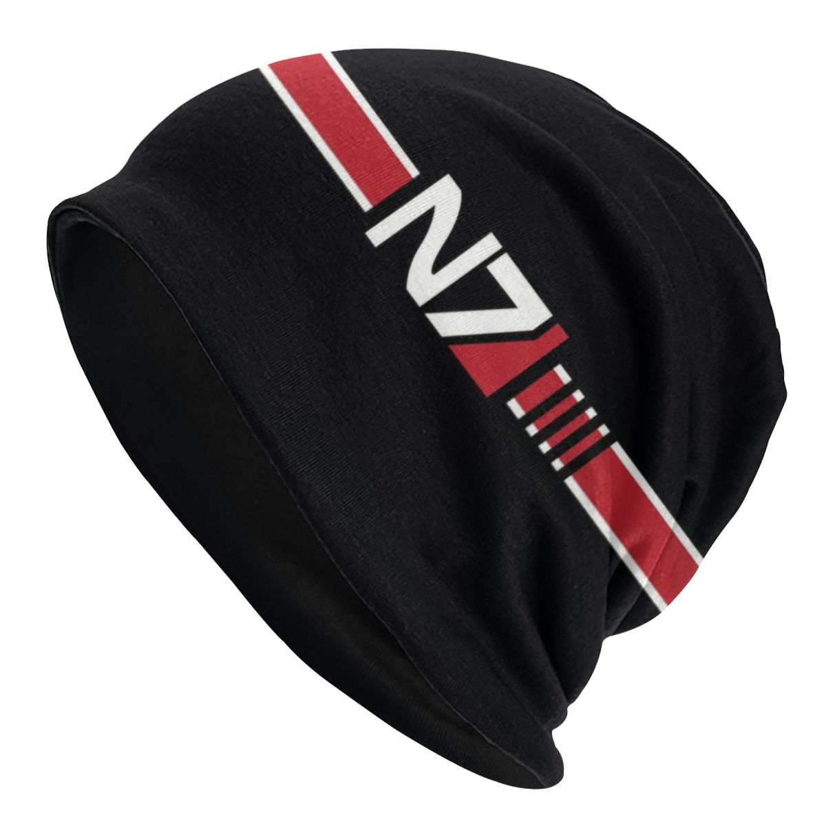 Video Game Mass Effect N7 Skullies Beanies Caps Men Women Unisex Hip Hop Winter Warm Knit Hat Alliance Military Bonnet Hats