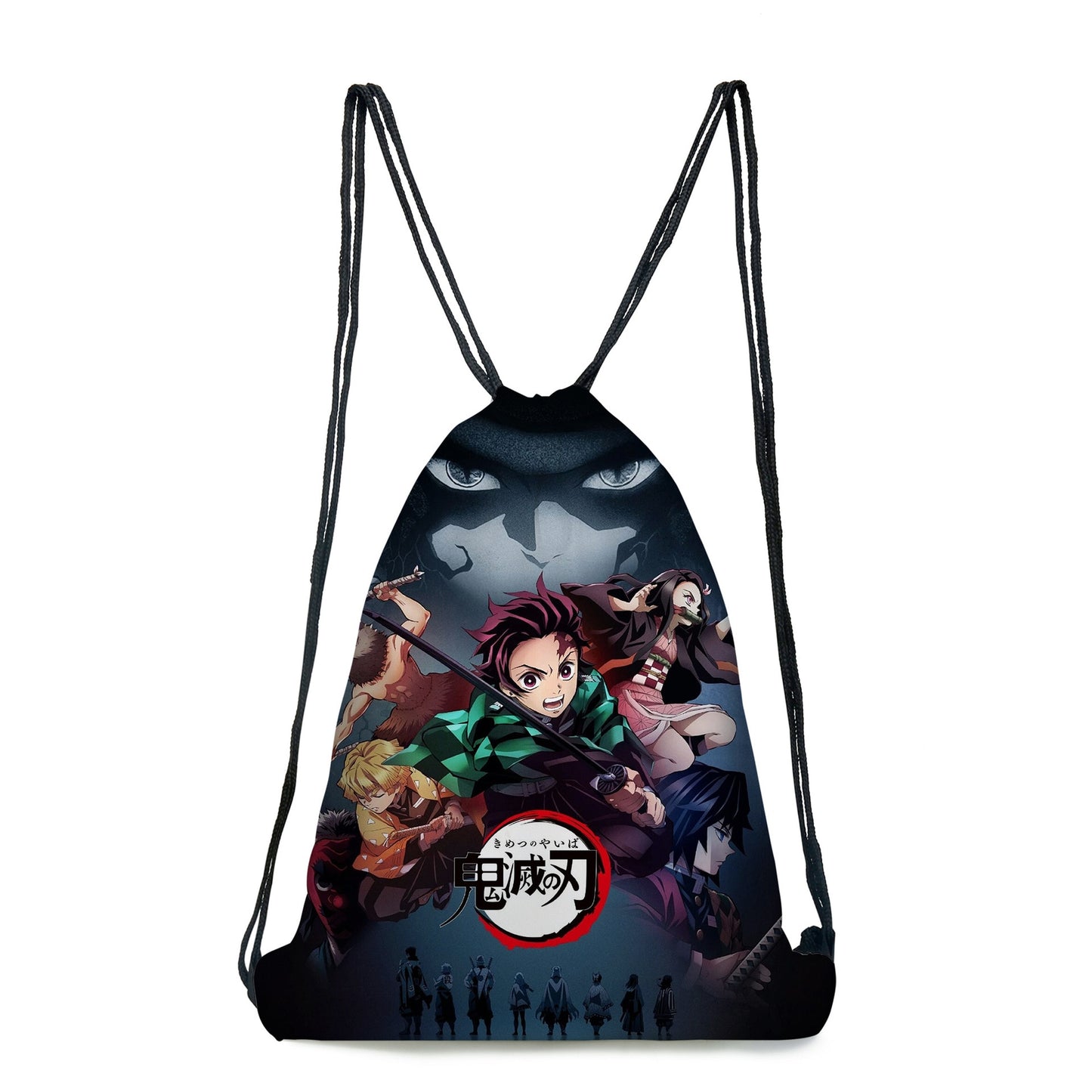 Japan Anime Kimetsu No Yaiba Demon Slayer Kamado Tanjirou Agatsuma Zenitsu Tomioka Giyuu Bunchy pocket Bag