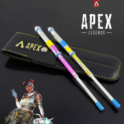 20pcs Apex Legends Heirloom Octane Game Keychain Weapon Butterfly Knife Biwon Blade Legacy Spear Kunai Raven Bite Model Kid Toys