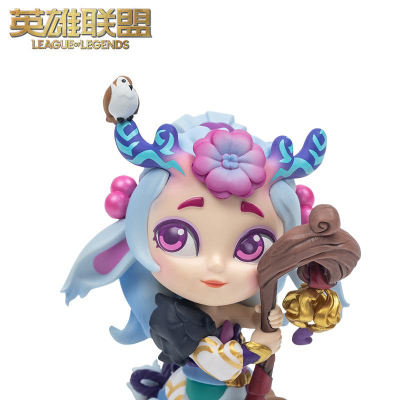 Original League Of Legends Spirit Blossom Lillia Cartoon Toys Game Garage Kit Movable Doll Anime Figure Model Christmas Gift