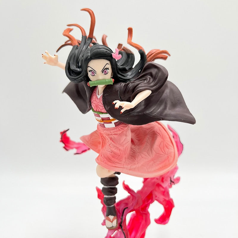 24cm Demon Slayer Anime Figure Figuarts ZERO Nezuko Kamado Action Figure Demon Blood Art Kimetsu no Yaiba Figure Model Doll Toys