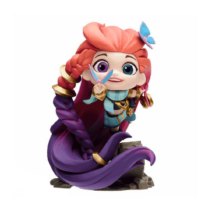 League Of Legends Aspect Of Twilight Zoe Q Version Action Figures Game Periphery Model Desktop Collectibles Gift Toy For Boy