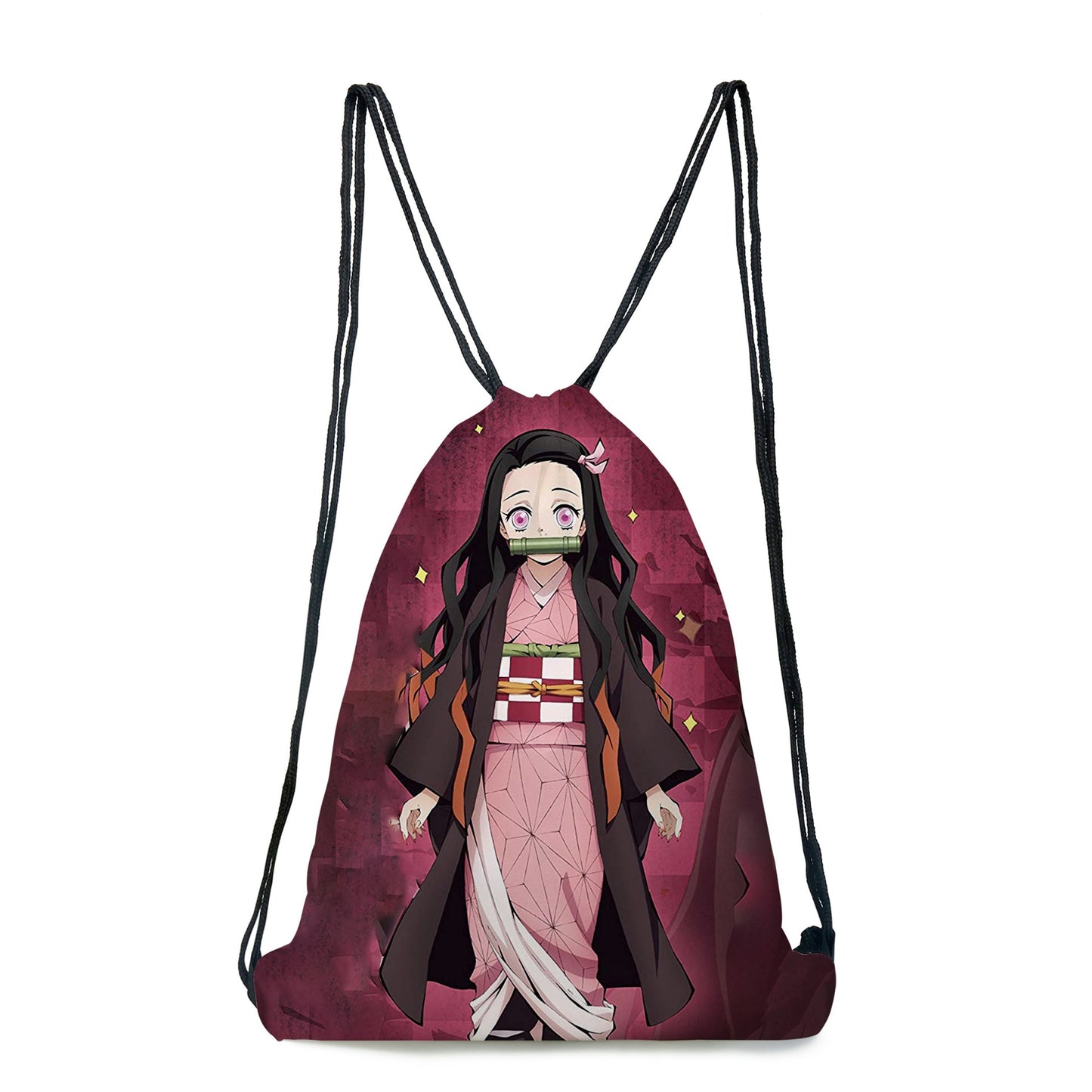 Japan Anime Kimetsu No Yaiba Demon Slayer Kamado Tanjirou Agatsuma Zenitsu Tomioka Giyuu Bunchy pocket Bag