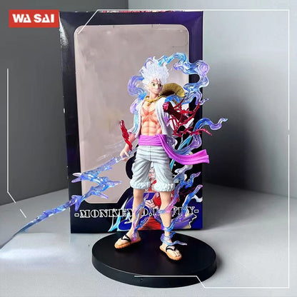 Anime One Piece Luffy GEAR 5 Figurine 21CM  Nika Sun God Action Figures Collectible Model Toys for Children Free Shipping Items