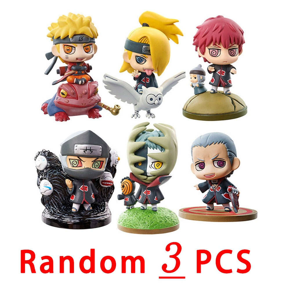 Naruto Shippuden Anime Model Figurine Sasuke Gaara POP Action Figure PVC Statue Collectible Toy  Decoration Doll Hand-made gifts