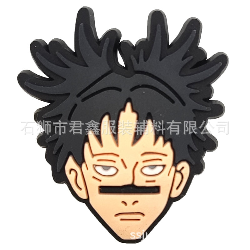 Jujutsu Kaisen Anime Removable Crocs Shoe Buckle Decoration Single Sale Wholesale Sneakers Accessories Decorations Boys Gifts