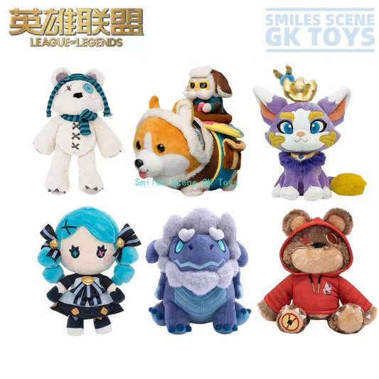 League of Legends LOL Plush Doll Soft Stuffed Plushie Large Collection of All Plush Toys Game Peripheral Official Authentic Hot