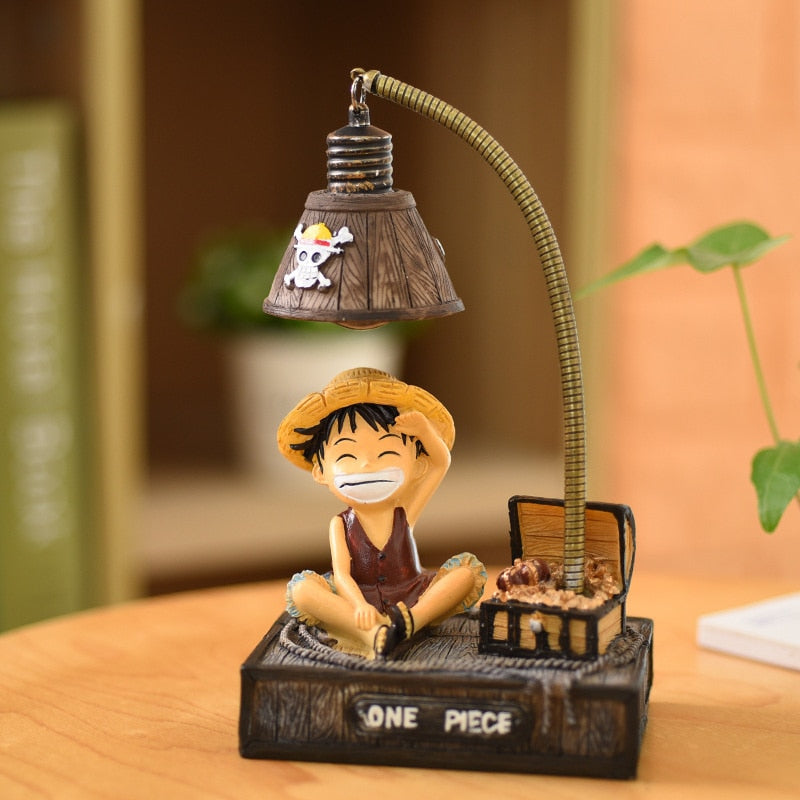 BANADAI Anime One Piece Luffy Figures Toy 17cm Cute One Piece Chopper Figure With Night Lamp Light Home Decoration Figuras Toys