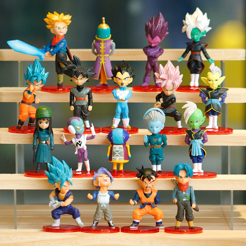 Dragon ball  Figure 5cm Anime Figure Blind Box Mystery Box  Figure Lucky Box Son Goku Vegeta Anime Gogeta Mini Cute Figure