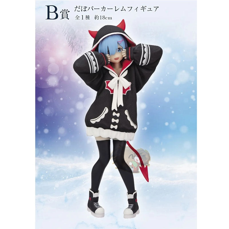 In Stock Bandai Original Ichiban KUJI Re: Zero In A Different World From Zero B Reward Rem C Reward Beatrice Action Figure Model