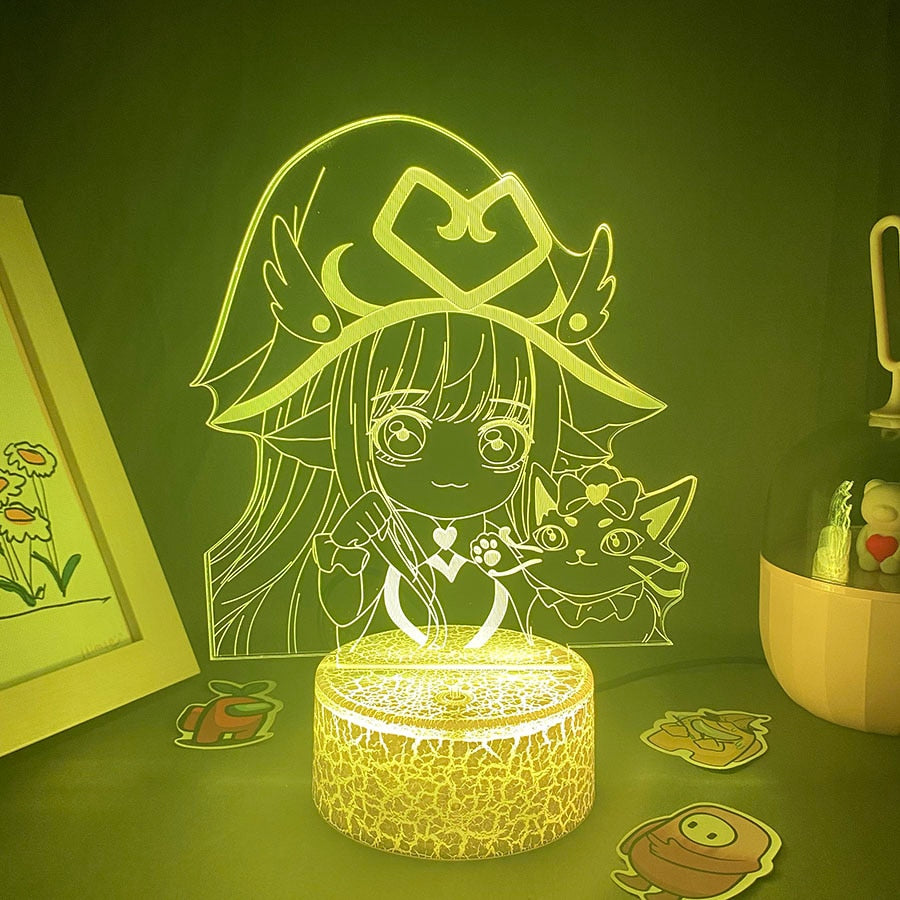 League of Legends The Fae Sorceress Game 3D Night Light for Bedroom Decor Cute Birthday Gift LED Lamp Manga Kid Love Present